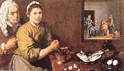 VELAZQUEZ, Diego Rodriguez de Silva y Christ in the House of Mary and Marthe r oil painting picture wholesale